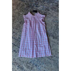 Crown‎ & Ivy NWT Women's Size Small Smocked Pink Gingham Dress